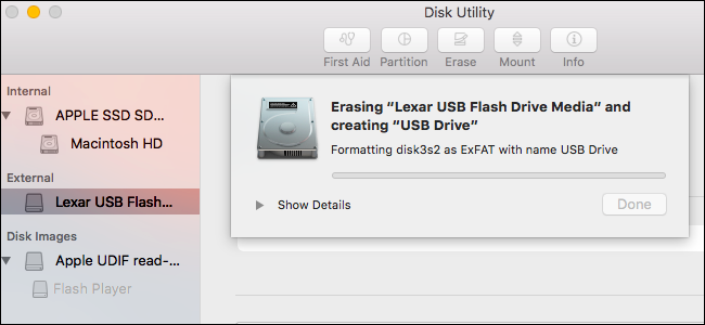 format a usb drive for mac, windowns and linux